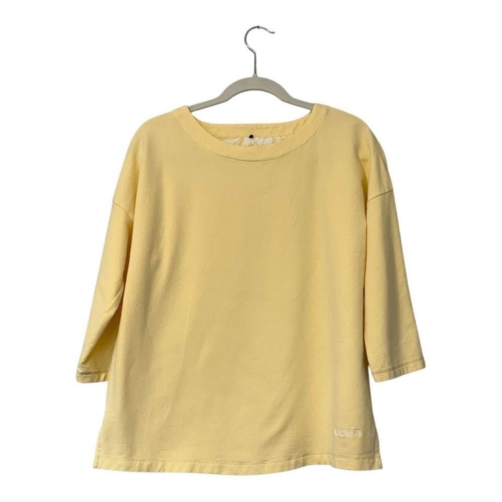 Olsen 3/4 Length Sleeve Organic Cotton Sweatshirt - Size Medium
